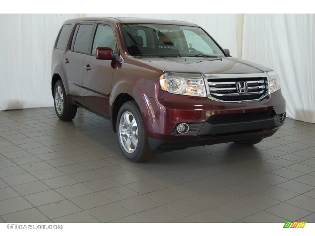 Dark Cherry Pearl Honda Pilot