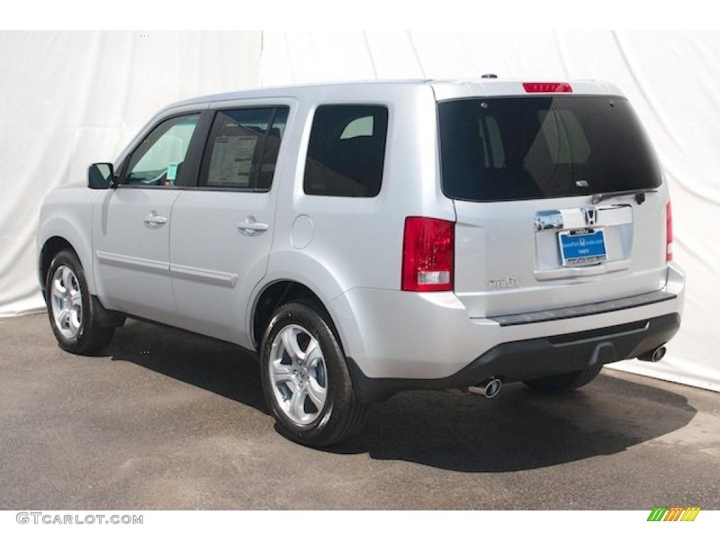 2015 Pilot EX-L - Alabaster Silver Metallic / Gray photo #5