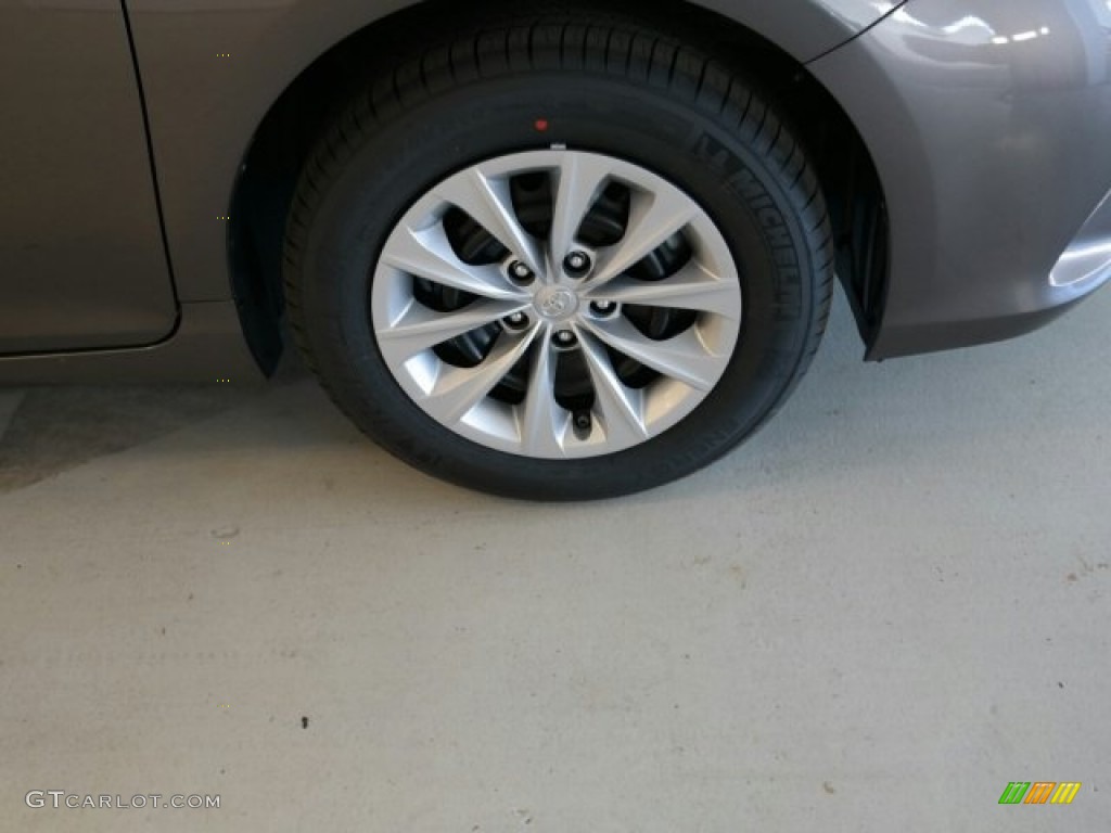 2015 Camry LE - Predawn Gray Mica / Ash photo #3