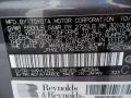  2014 LS 460 Nebula Gray Pearl Color Code 1H9