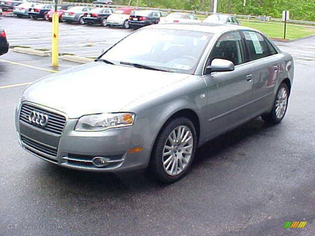 2006 A4 2.0T quattro Sedan - Quartz Gray Metallic / Ebony photo #3