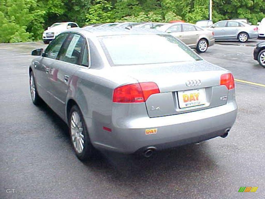 2006 A4 2.0T quattro Sedan - Quartz Gray Metallic / Ebony photo #4