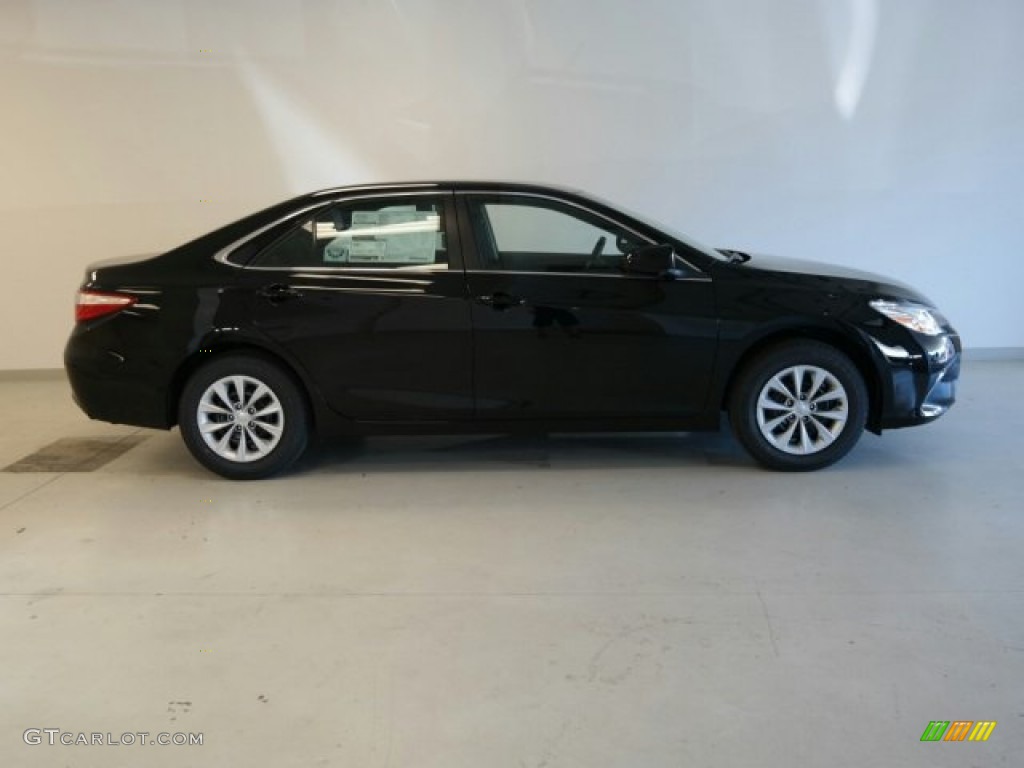 2015 Camry LE - Attitude Black Metallic / Black photo #1