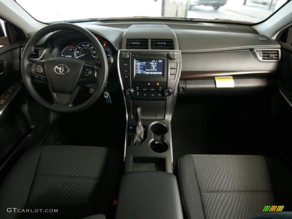 2015 Camry LE - Attitude Black Metallic / Black photo #11