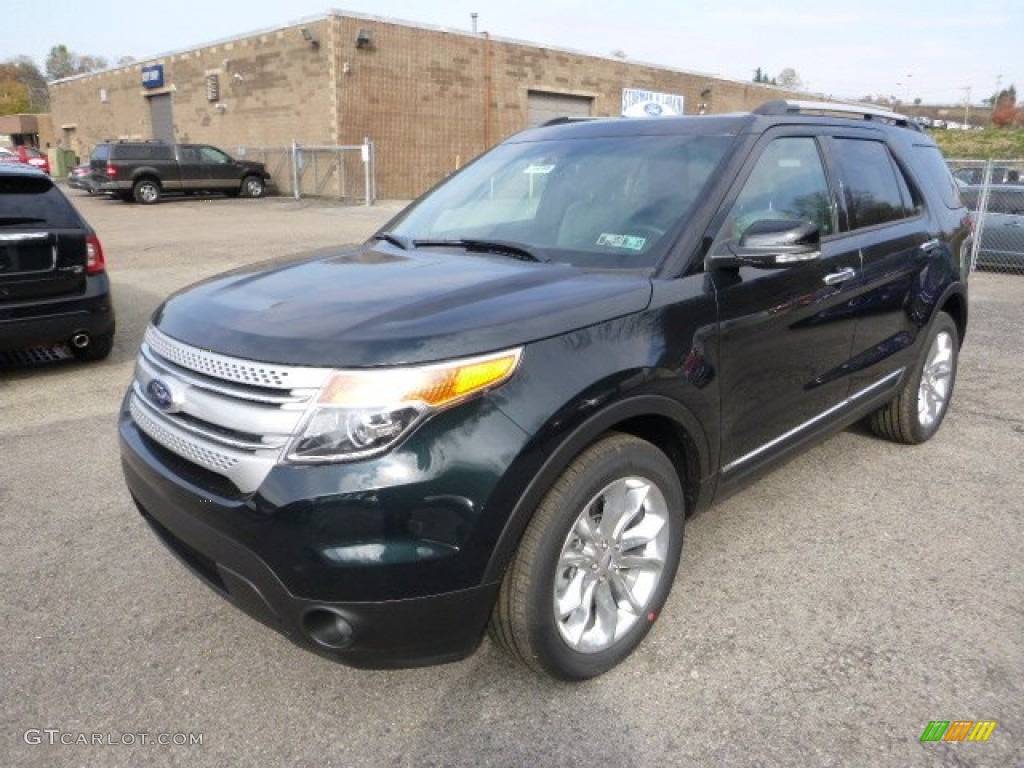 2015 Explorer XLT 4WD - Dark Side / Medium Light Stone photo #4