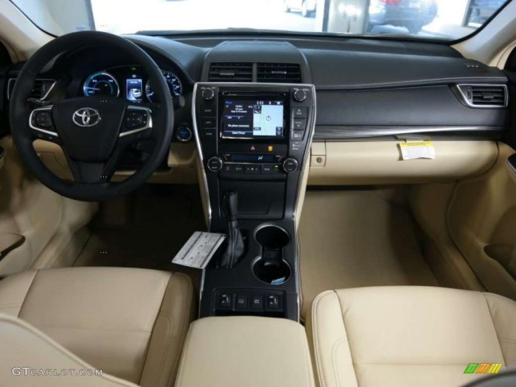 2015 Creme Brulee Mica Toyota Camry Hybrid Xle 98566649