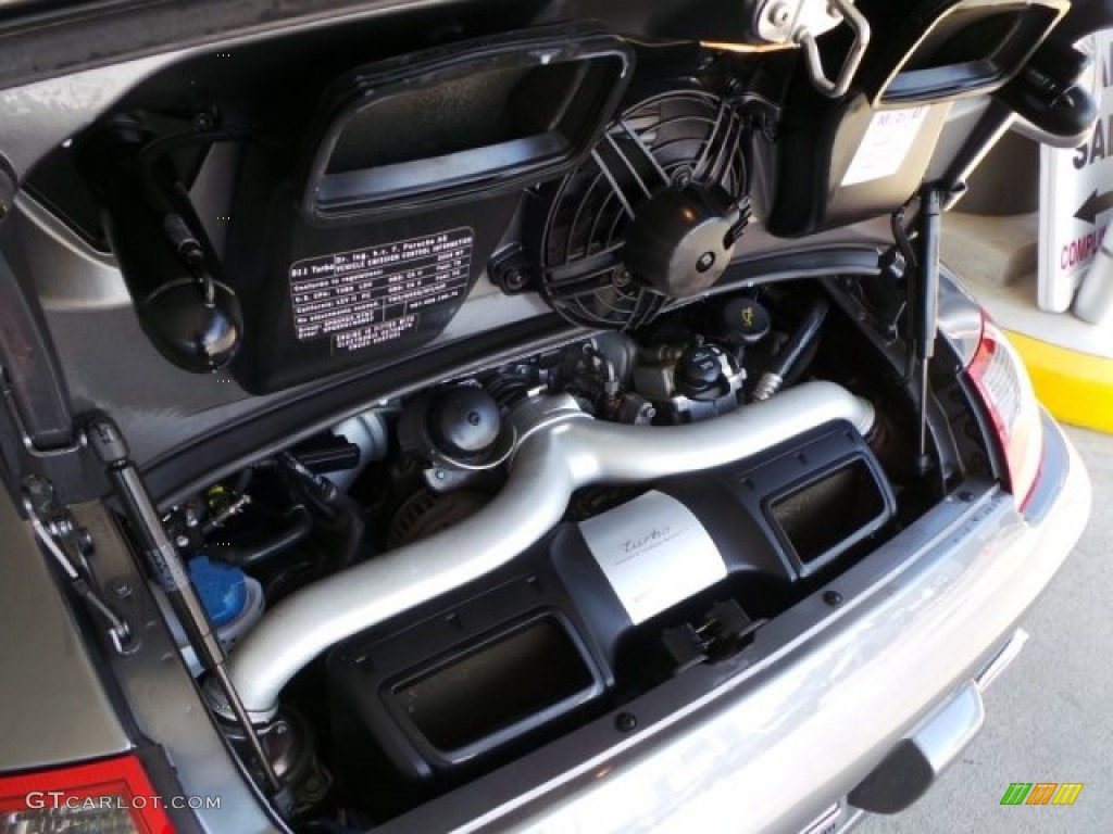 2009 Porsche 911 Turbo Cabriolet 3.6 Liter Twin-Turbocharged DOHC 24V VarioCam Flat 6 Cylinder Engine Photo #98569909