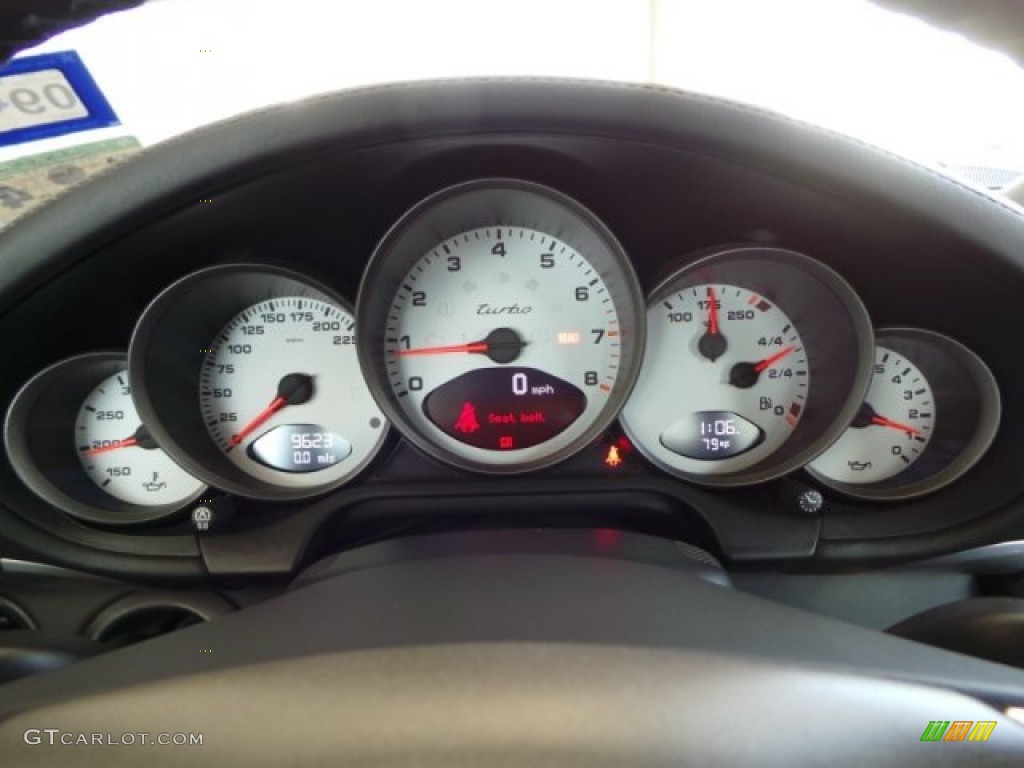 2009 Porsche 911 Turbo Cabriolet Gauges Photo #98569975