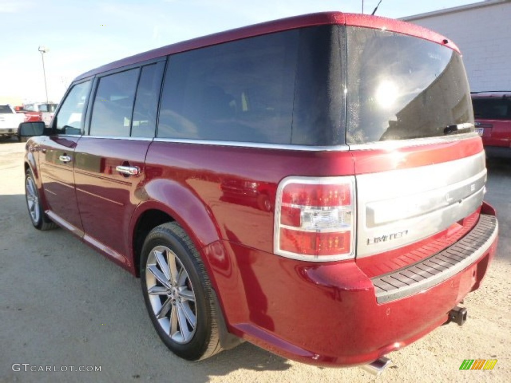 2013 Flex Limited AWD - Ruby Red Metallic / Charcoal Black photo #5