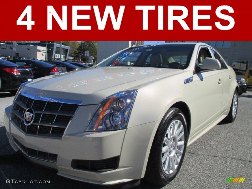 2011 CTS 4 3.0 AWD Sedan - Vanilla Latte Metallic / Cashmere/Cocoa photo #1
