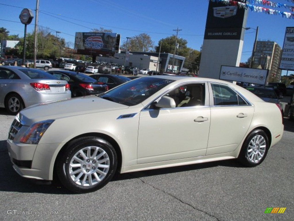 2011 CTS 4 3.0 AWD Sedan - Vanilla Latte Metallic / Cashmere/Cocoa photo #3