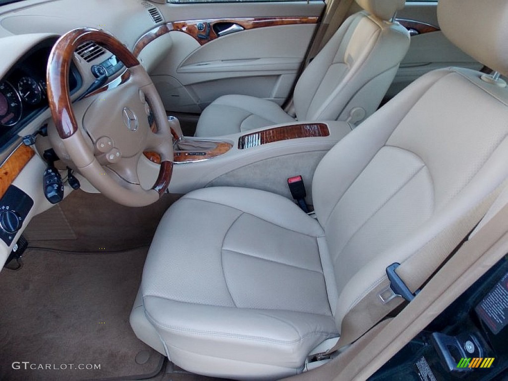 2009 E 350 4Matic Wagon - Jade Green Metallic / Cashmere photo #13