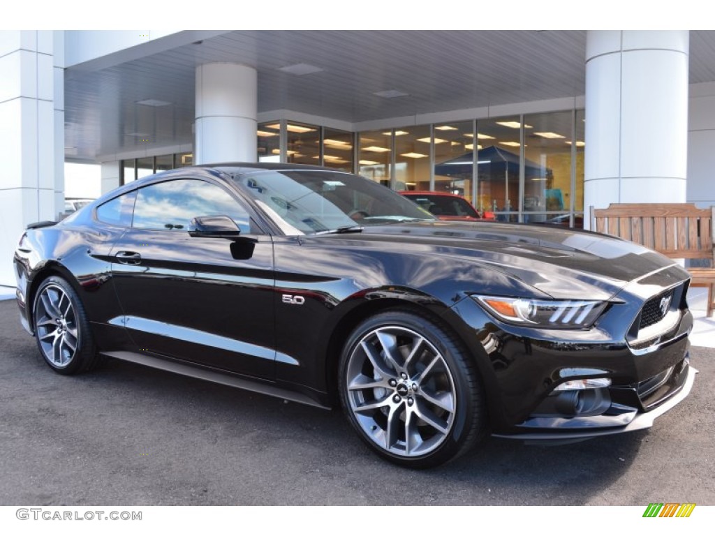 Black 2015 Ford Mustang GT Premium Coupe Exterior Photo #98576038