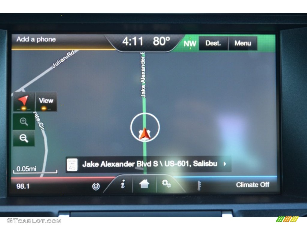2015 Ford Mustang GT Premium Coupe Navigation Photo #98576368