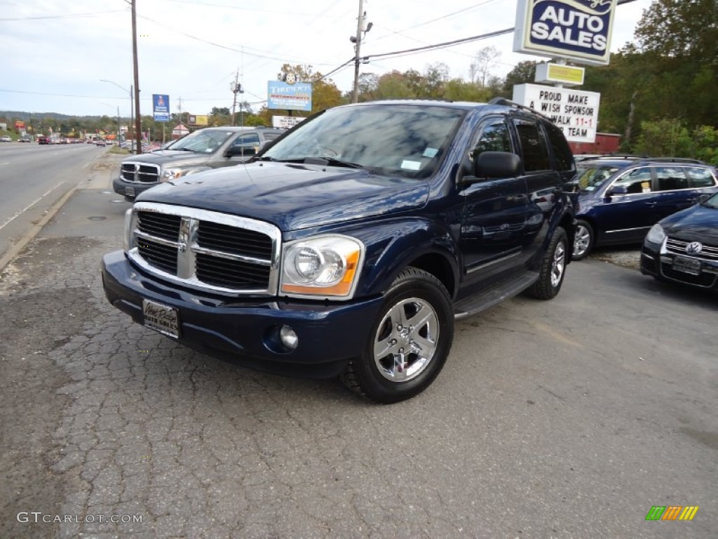 2006 Durango Limited HEMI 4x4 - Patriot Blue Pearl / Dark Slate Gray/Light Slate Gray photo #1