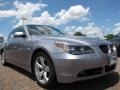 2007 Silver Grey Metallic BMW 5 Series 525i Sedan  photo #7