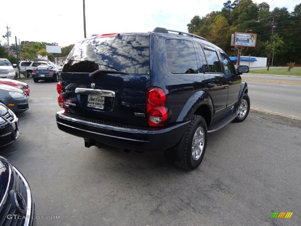 2006 Durango Limited HEMI 4x4 - Patriot Blue Pearl / Dark Slate Gray/Light Slate Gray photo #5