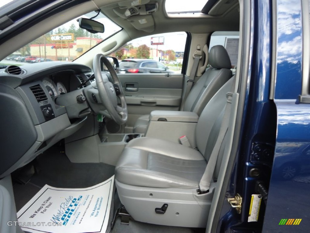 2006 Durango Limited HEMI 4x4 - Patriot Blue Pearl / Dark Slate Gray/Light Slate Gray photo #9