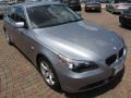 2007 Silver Grey Metallic BMW 5 Series 525i Sedan  photo #15