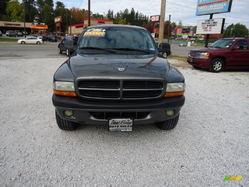 2001 Dakota Sport Quad Cab 4x4 - Graphite Gray Pearl Metallic / Dark Slate Gray photo #2