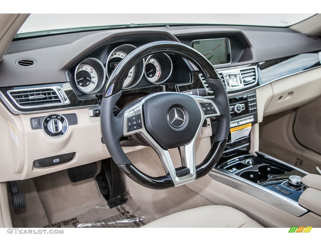 2015 E 350 Sedan - Polar White / Silk Beige/Espresso Brown photo #5