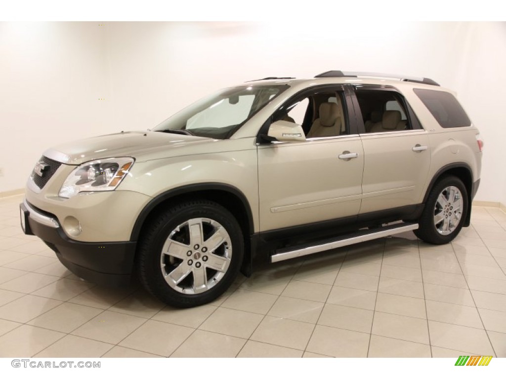 Gold Mist Metallic 2010 GMC Acadia SLT AWD Exterior Photo #98580061