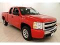 2010 Victory Red Chevrolet Silverado 1500 LS Extended Cab  photo #1