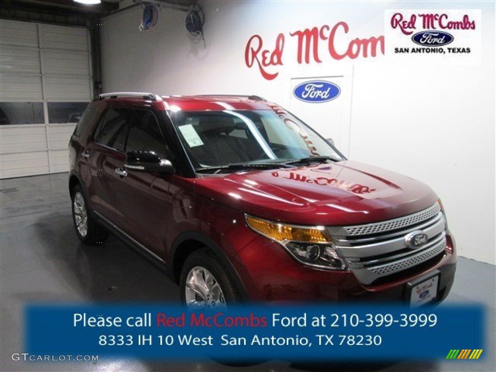 Ruby Red Ford Explorer