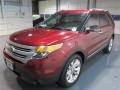 2015 Ruby Red Ford Explorer XLT  photo #3