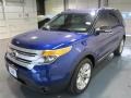 2015 Deep Impact Blue Ford Explorer XLT  photo #3