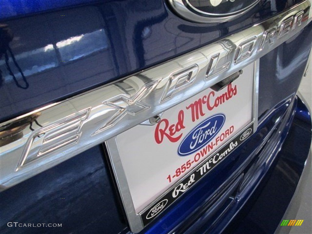 2015 Explorer XLT - Deep Impact Blue / Medium Light Stone photo #6