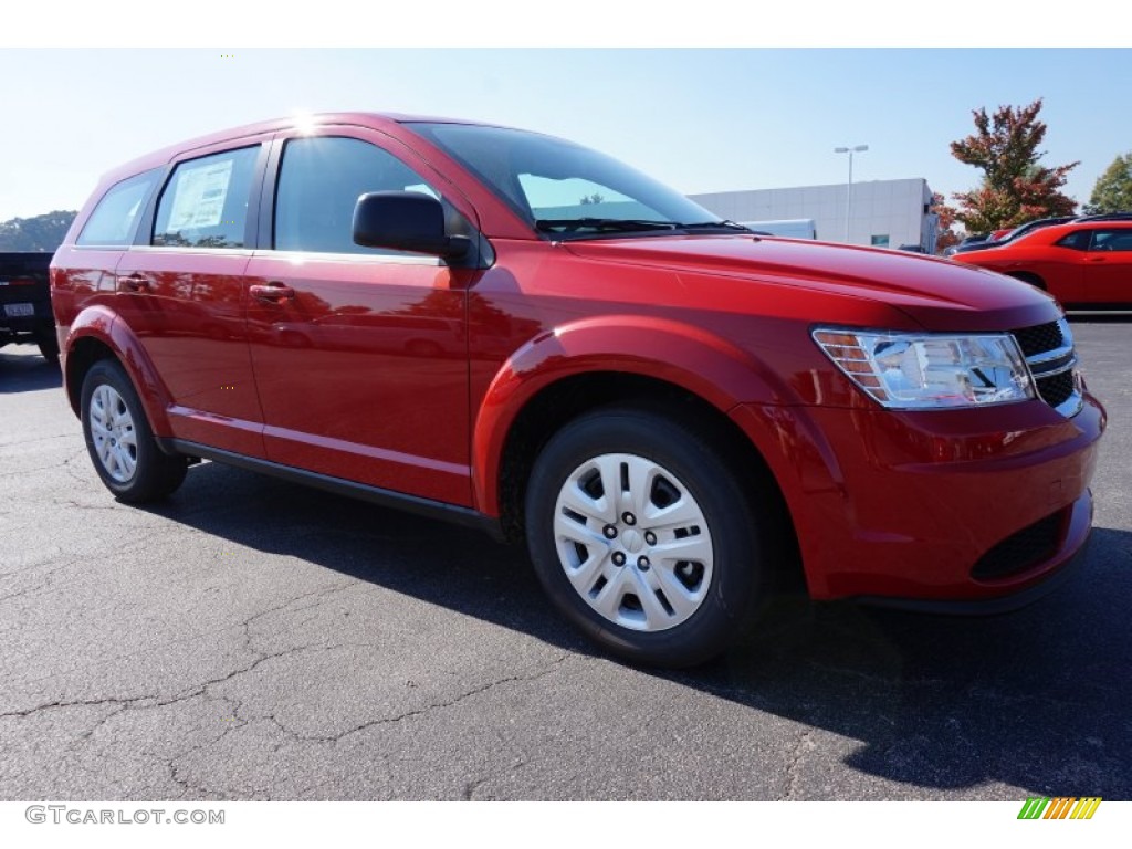 Redline 2 Coat Pearl 2015 Dodge Journey American Value Package Exterior Photo #98581741