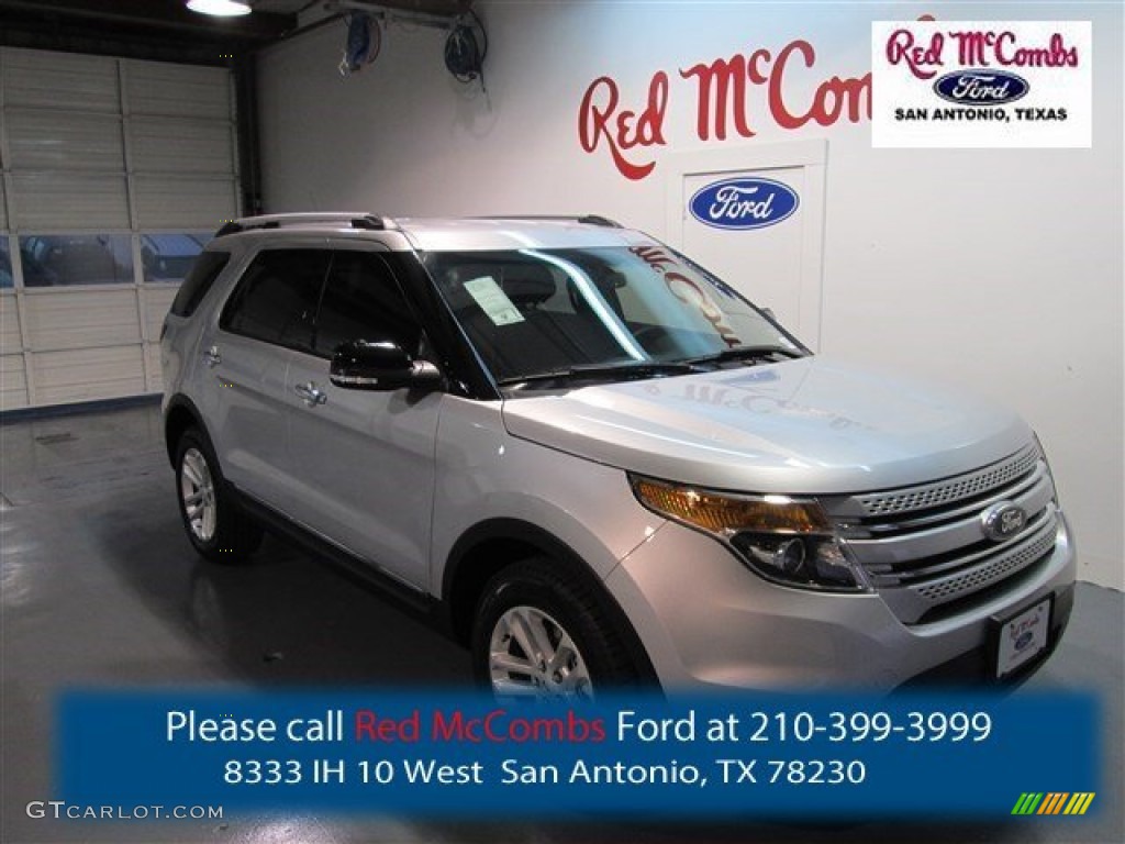 2015 Explorer XLT - Ingot Silver / Charcoal Black photo #1