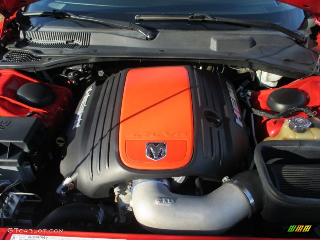 2006 Charger R/T Daytona - Inferno Red Crystal Pearl / Dark Slate Gray/Light Graystone photo #8