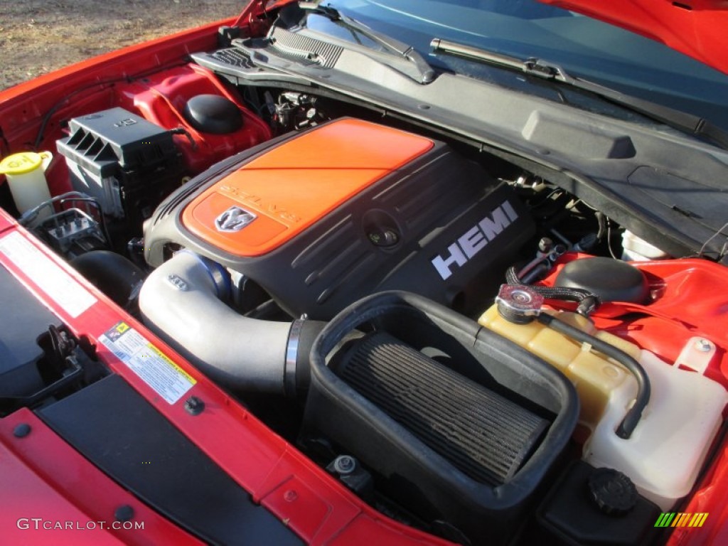2006 Charger R/T Daytona - Inferno Red Crystal Pearl / Dark Slate Gray/Light Graystone photo #9