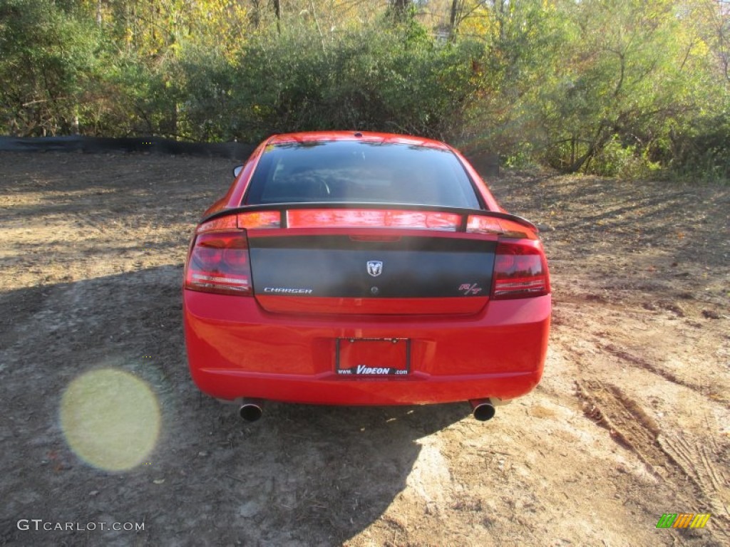 2006 Charger R/T Daytona - Inferno Red Crystal Pearl / Dark Slate Gray/Light Graystone photo #11