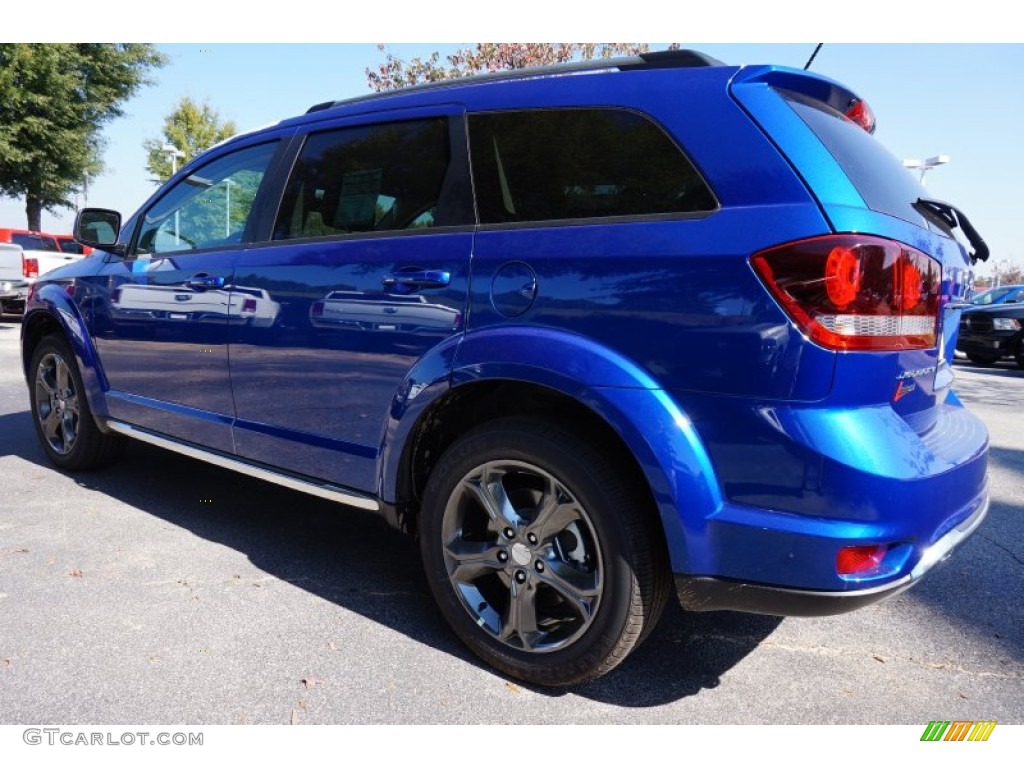 Blue Streak Pearl 2015 Dodge Journey Crossroad Exterior Photo #98582968