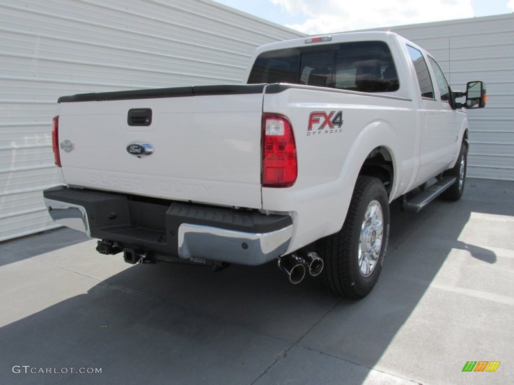 2015 F250 Super Duty King Ranch Crew Cab 4x4 - White Platinum / King Ranch Mesa Antique Affect/Adobe photo #4