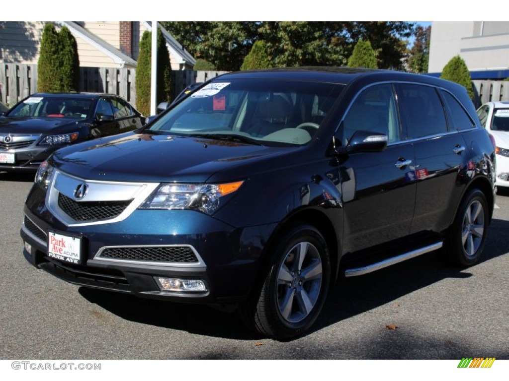 2012 MDX SH-AWD - Bali Blue Pearl / Taupe photo #7