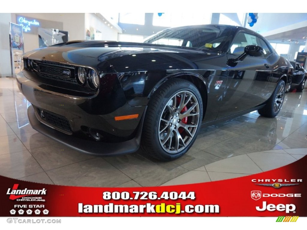 Pitch Black Dodge Challenger