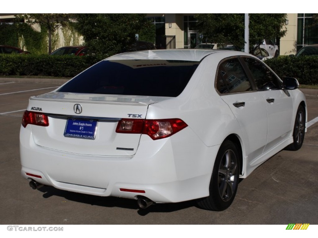 2012 TSX Special Edition Sedan - Bellanova White Pearl / Ebony photo #7