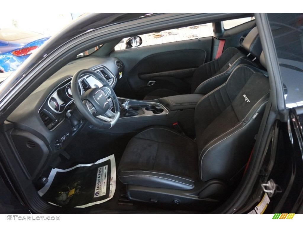 Black Interior 2015 Dodge Challenger SRT 392 Photo #98584591