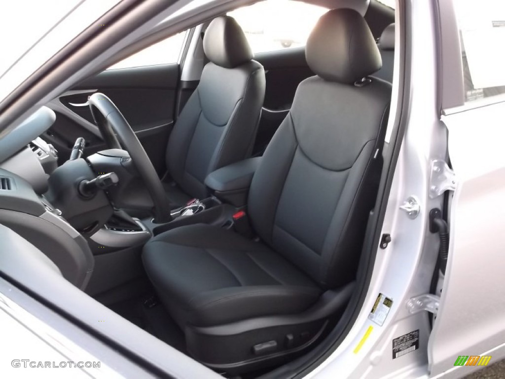 2015 Elantra Limited Sedan - Shimmering Air Silver / Black photo #10