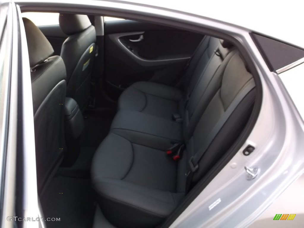 2015 Elantra Limited Sedan - Shimmering Air Silver / Black photo #12
