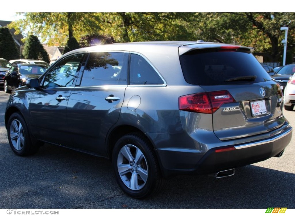 2012 MDX SH-AWD - Polished Metal Metallic / Taupe photo #5