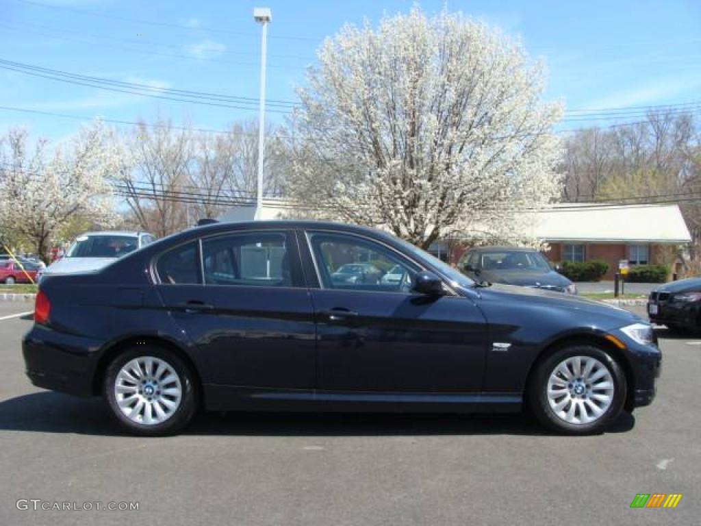 2009 3 Series 328xi Sedan - Monaco Blue Metallic / Saddle Brown Dakota Leather photo #1