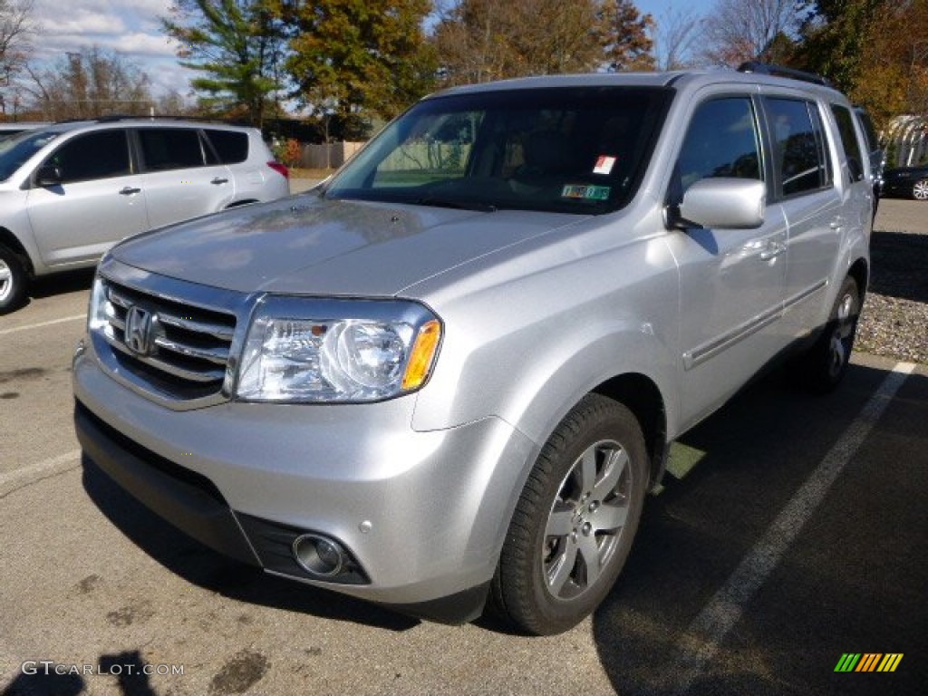 Alabaster Silver Metallic 2012 Honda Pilot Touring 4WD Exterior Photo #98587687