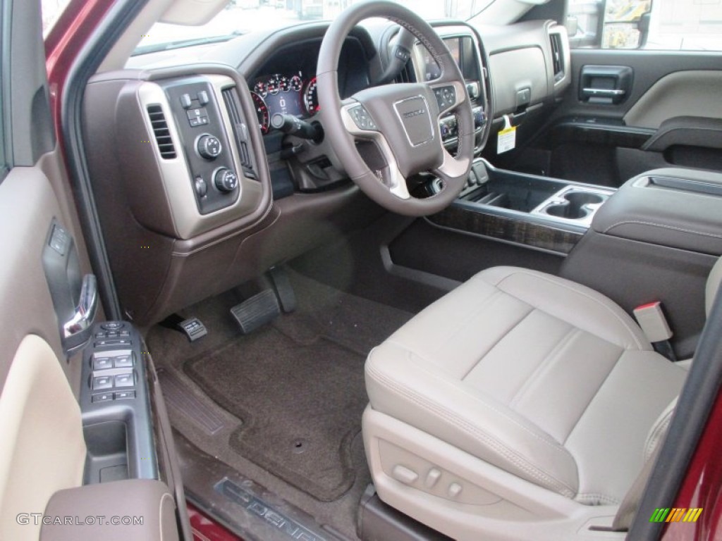 2015 Sierra 3500HD Denali Crew Cab 4x4 - Sonoma Red Metallic / Denali Cocoa/Light Cashmere photo #9