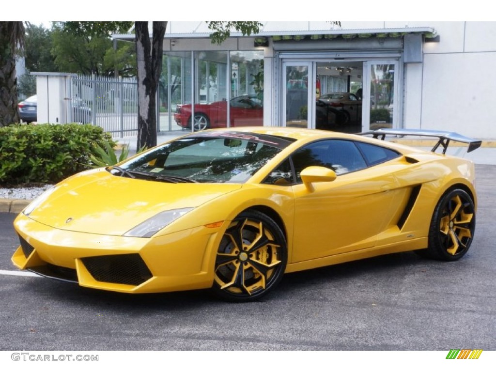 2009 Gallardo LP560-4 Coupe - Giallo Halys (Yellow) / Nero Perseus photo #1