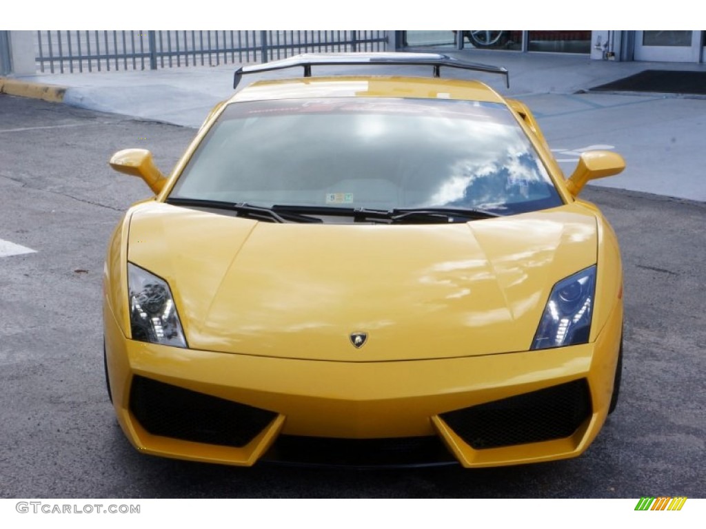 2009 Gallardo LP560-4 Coupe - Giallo Halys (Yellow) / Nero Perseus photo #15